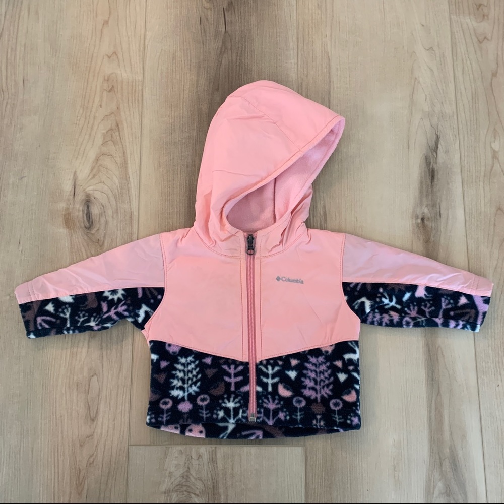 Columbia Infant Girls Pink Jacket 3-6 Months